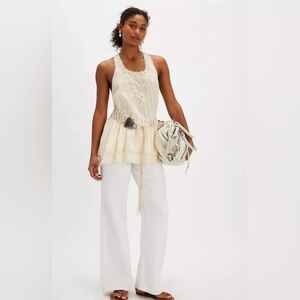 Free People Sunset Treasure Tunic. NWT. Ivory